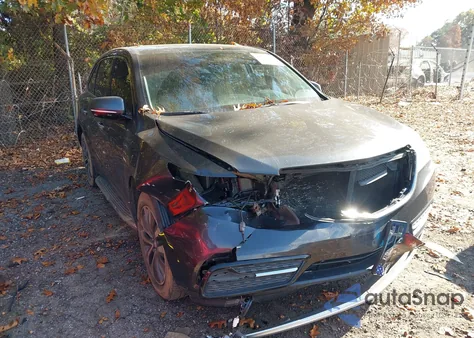 2014 Acura Mdx Technology Package from USA, damaged, VIN 5FRYD4H4XEB012007